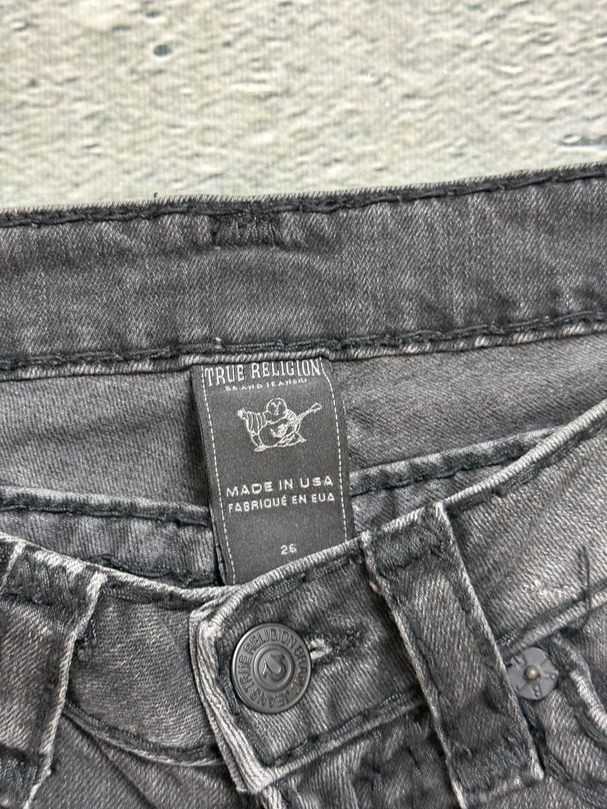 True Religion True Religion bootcut jeans black thick stitching Y2K Billy Size 26" / US 2 / IT 38 - 6 Thumbnail