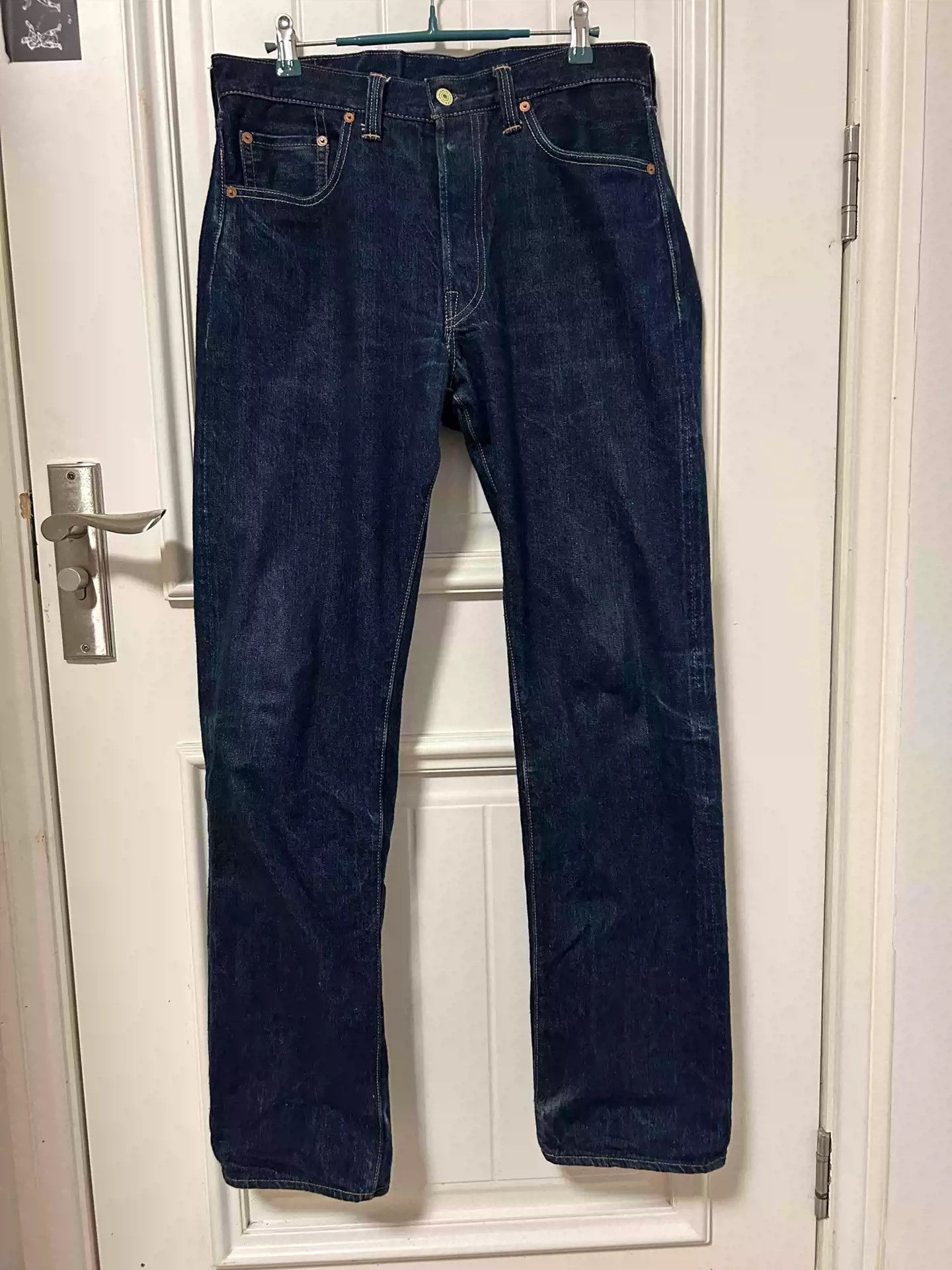 image of Freewheelers 601Xx(1951) The 14-Ounce Straight Tube In The West Disappeared in Blue, Men's (Size 32