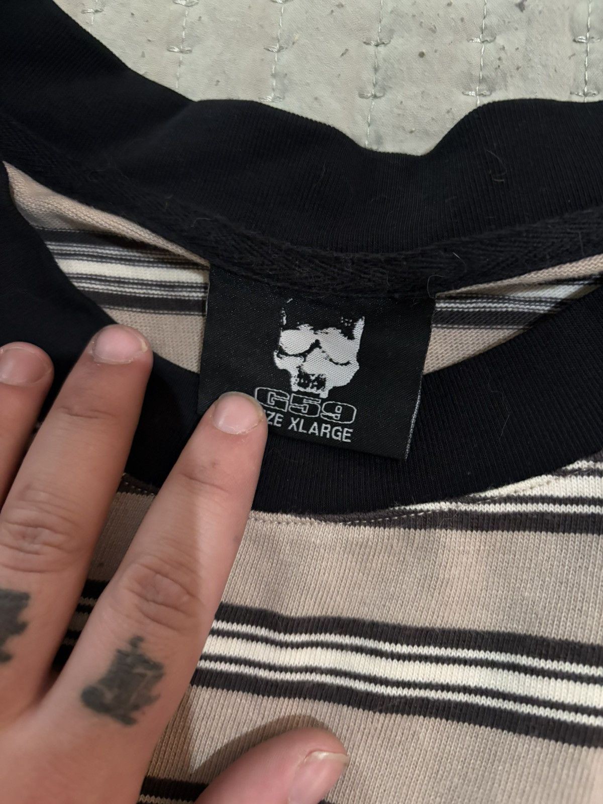 G59 Records G59 Striped Shirt Size US XL / EU 56 / 4 - 3 Thumbnail