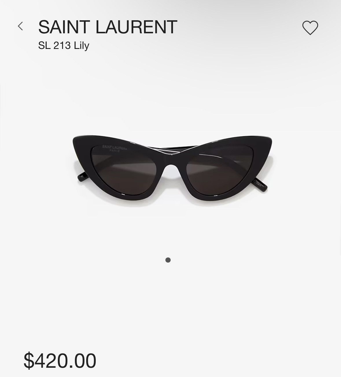 Saint Laurent Paris × Yves Saint Laurent Saint Laurent S213 Sunglasses Size ONE SIZE - 1 Thumbnail