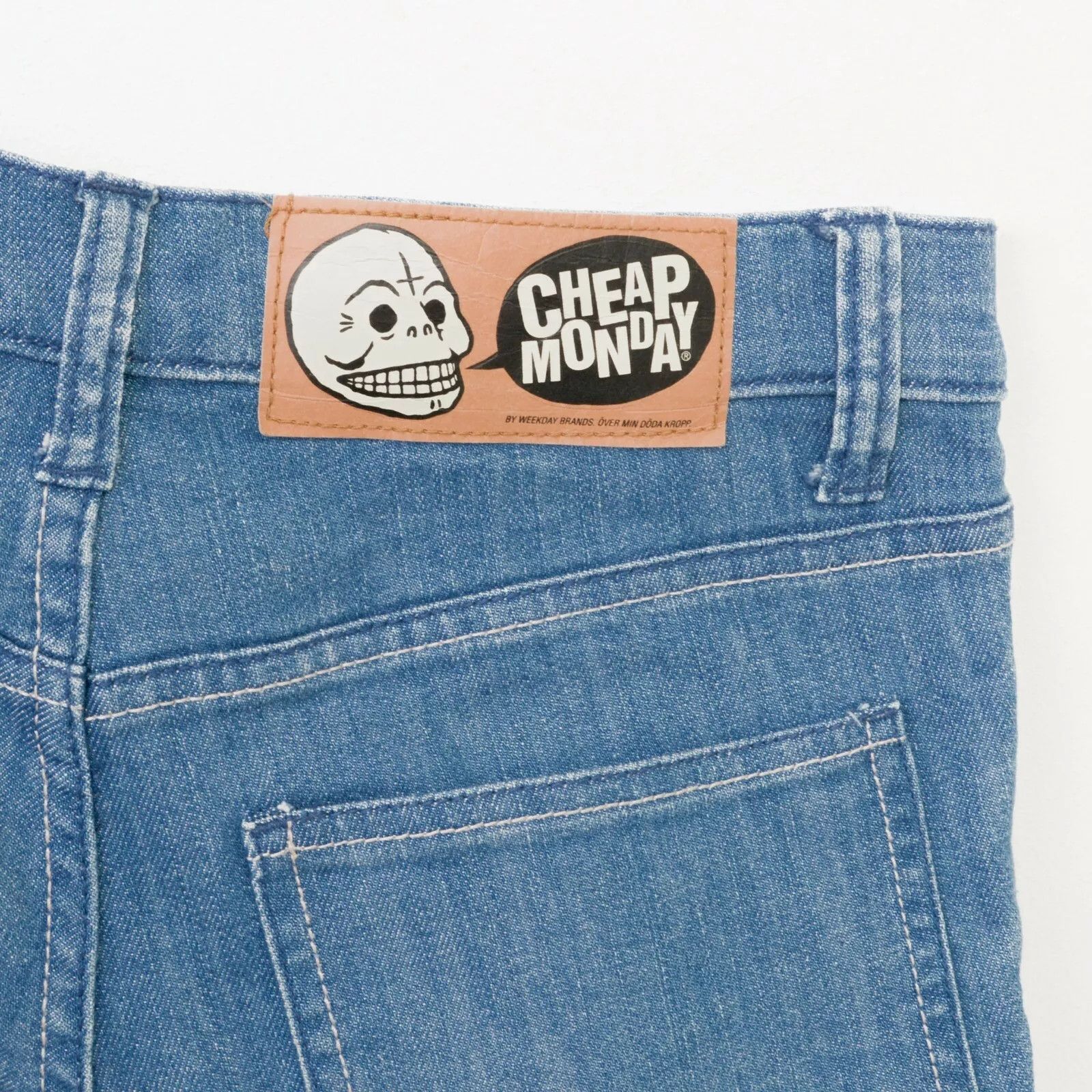 Cheap Monday Tight Glory Women W27 L32 Jeans Slim Trousers Mid Rise Size 27" / US 4 / IT 40 - 4 Thumbnail