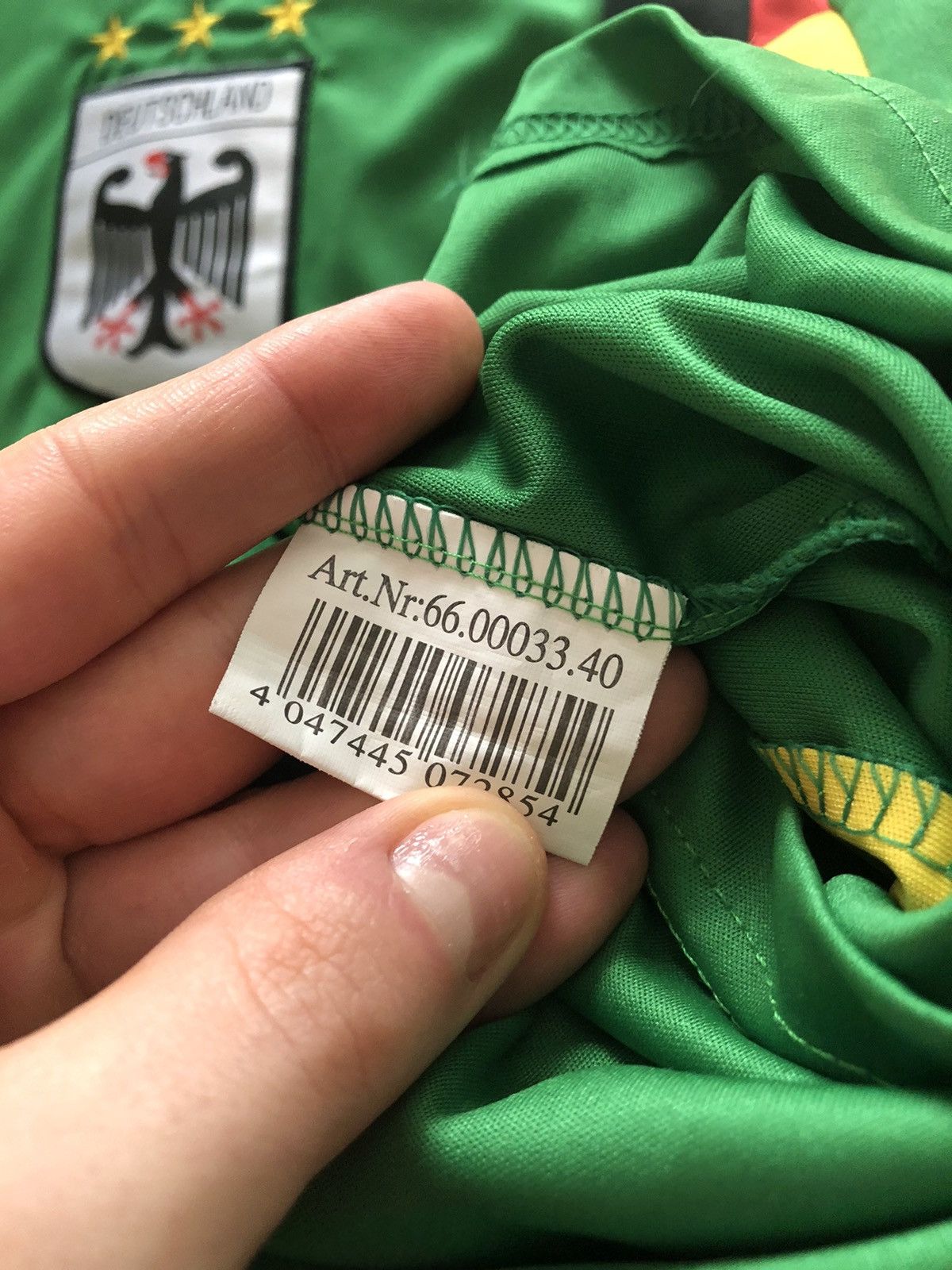 Vintage RARE VINTAGE GERMANY FOOTBALL NATIONAL SOCCER JERSEY Size US S / EU 44-46 / 1 - 6 Thumbnail