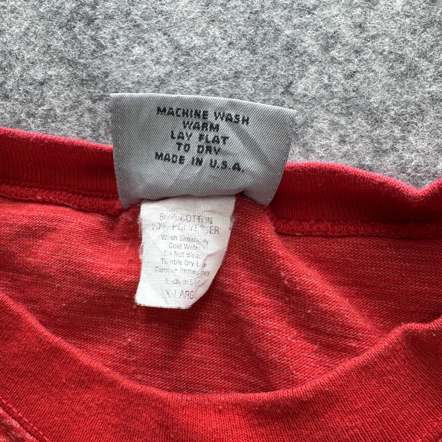 Logo 7 VINTAGE I.A.B. Bedford Shirt Mens Large Red Striped Backers Embroidered Logo 90s Size US XL / EU 56 / 4 - 5 Thumbnail