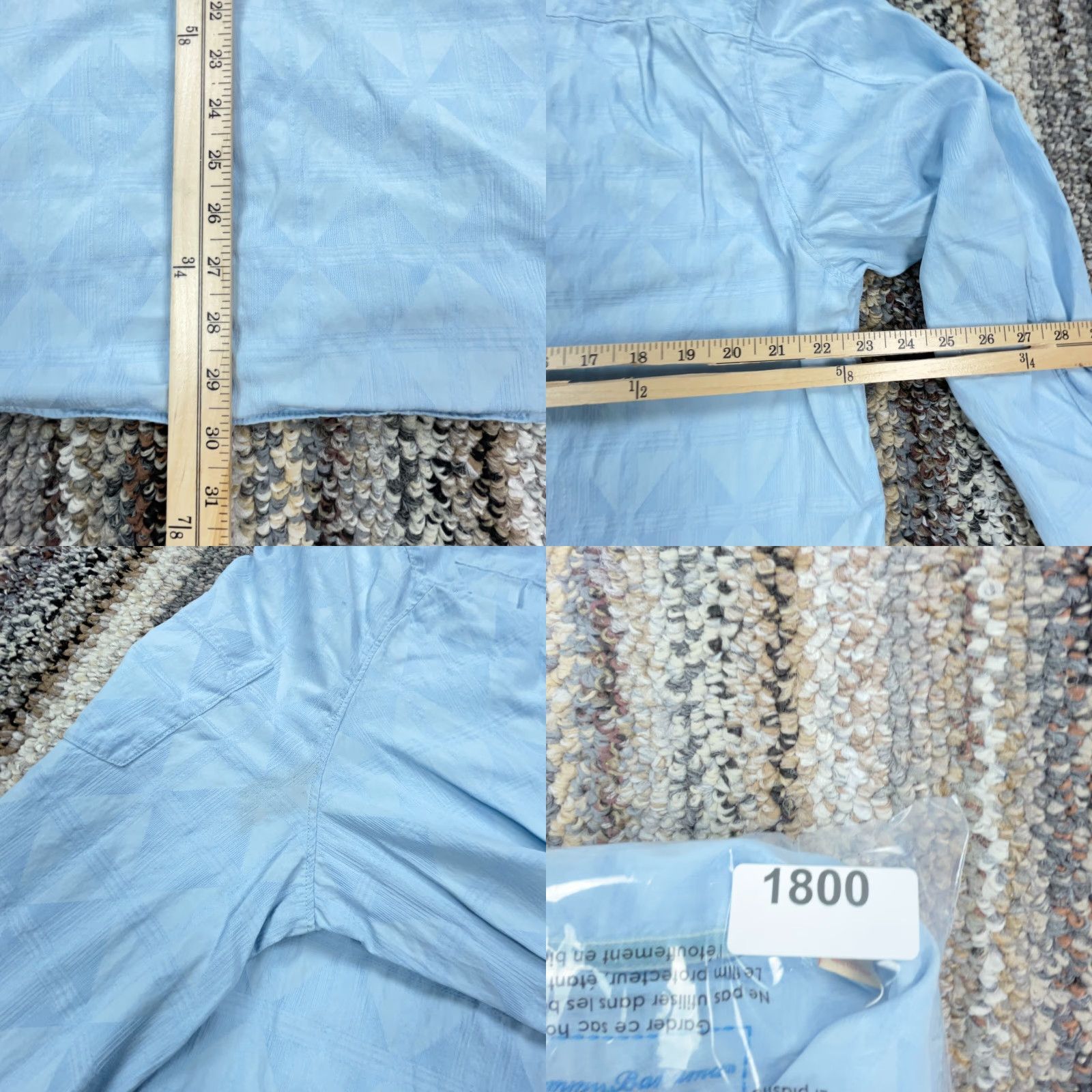 Tommy Bahama VINTAGE Tommy Bahama Shirt Men XL Blue Button Up Silk Hawaiian Camp Hula Pocket Size US XL / EU 56 / 4 - 8 Thumbnail