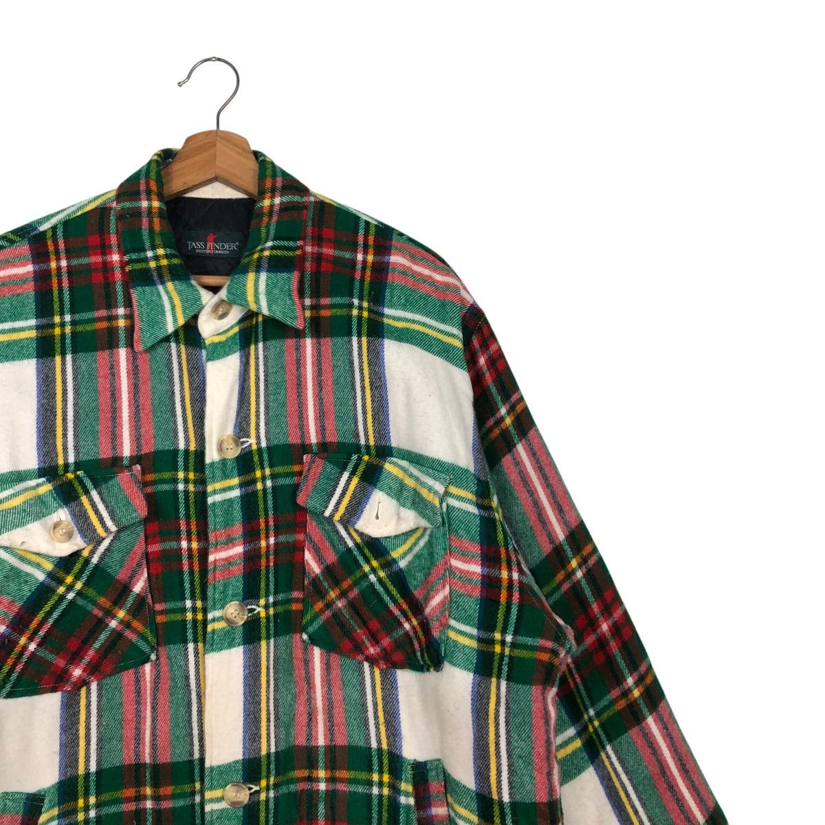 Japanese Brand Vintage Shirt Button Jacket Tass Finder Issey Miyake Tartan Size US M / EU 48-50 / 2 - 5 Thumbnail