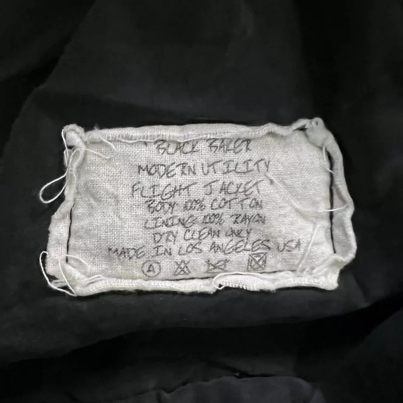 Greg Lauren greg lauren size 1 Black retro patchwork pilot jacket 2506- Size US M / EU 48-50 / 2 - 4 Thumbnail