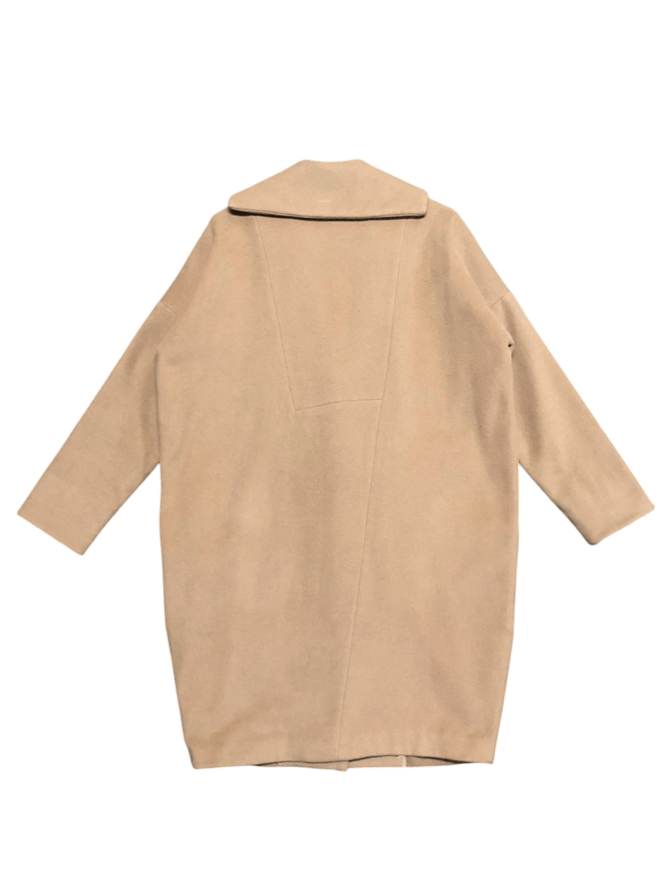 Japanese Brand Inconnue Wool Over Coat Nice Design Size M / US 6-8 / IT 42-44 - 2 Thumbnail