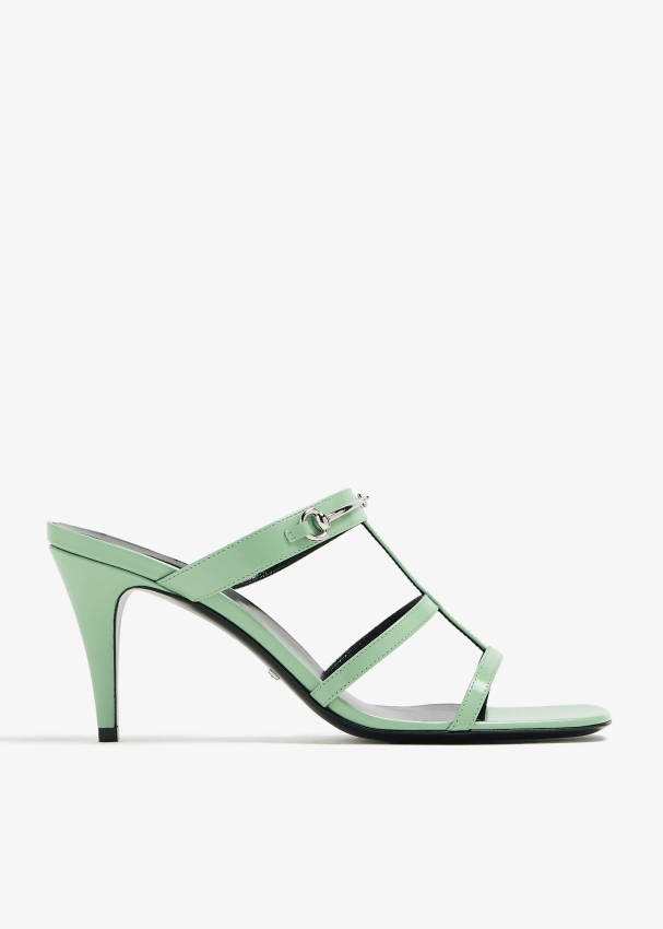 Gucci Gucci Slim Horsebit Slide Sandals SIZE 37 Size ONE SIZE - 1 Thumbnail