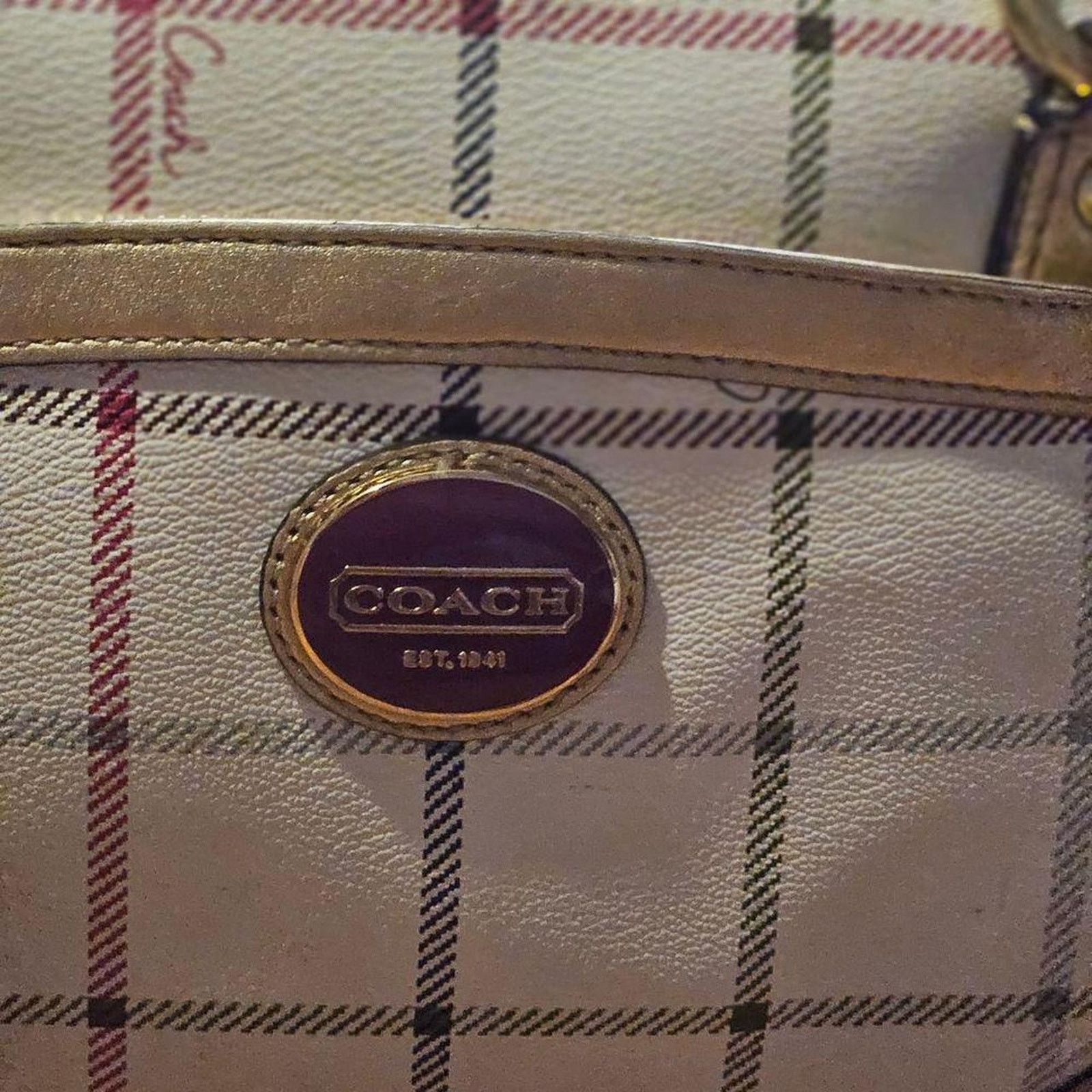 Coach Coach heritage stripe plaid Size ONE SIZE - 3 Thumbnail