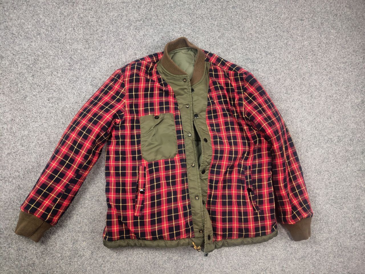 Diesel Diesel Reversible Quilted military Cordura Bomber Jacket Size US XL / EU 56 / 4 - 19 Thumbnail