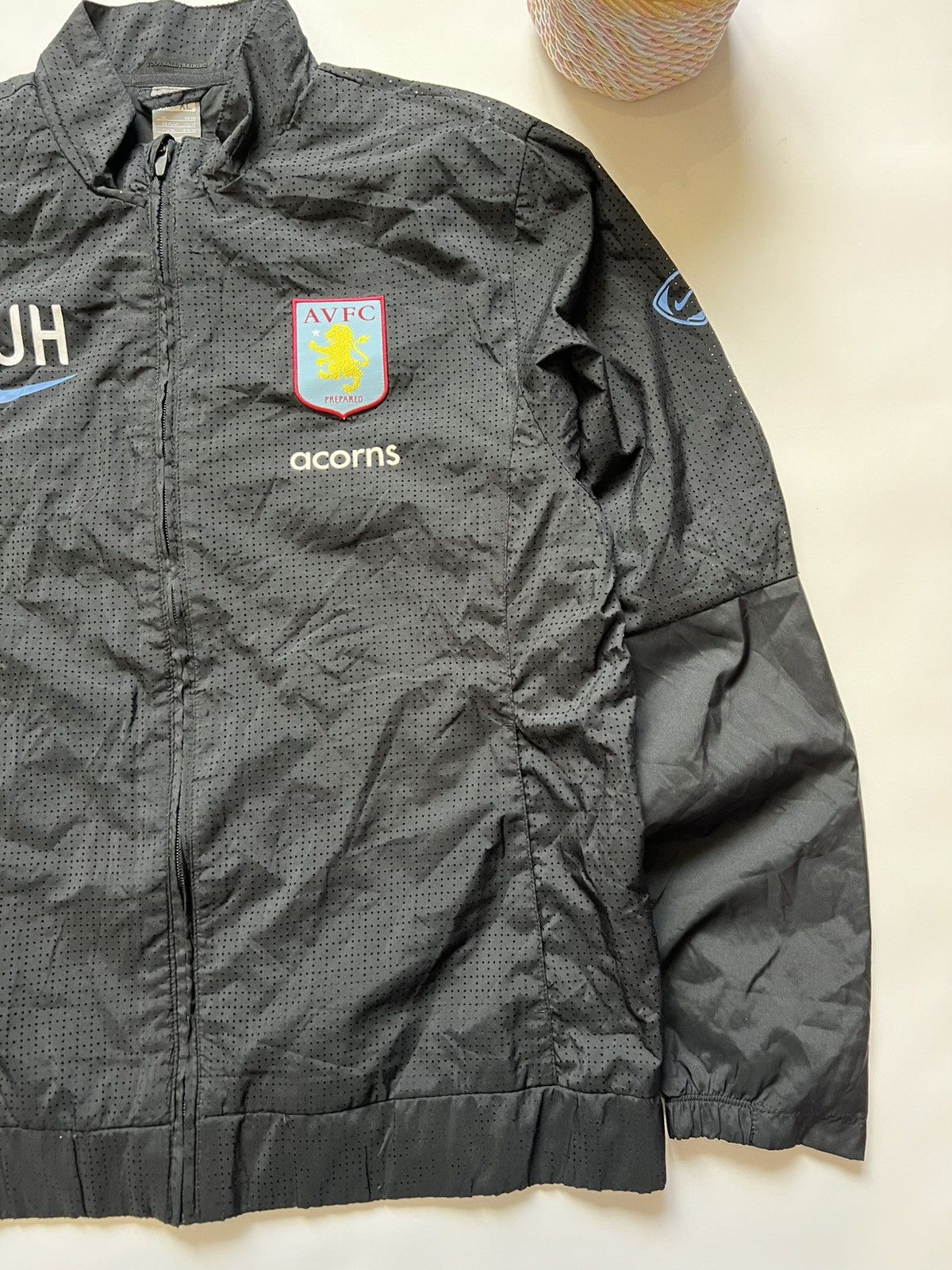 Nike Nike Aston Villa 2009 Black Jacket Football Training Size US XL / EU 56 / 4 - 2 Thumbnail