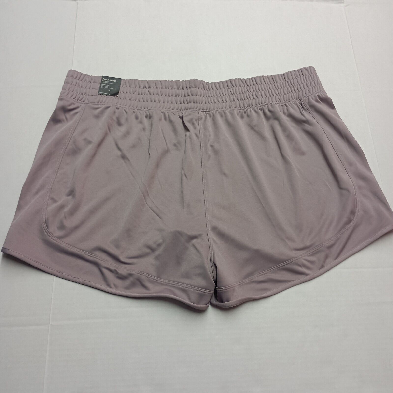 Adidas Adidas Pacer 3 Stripes High Shorts Women's 3X Purple Pull On Size 42" / US 20 - 4 Thumbnail