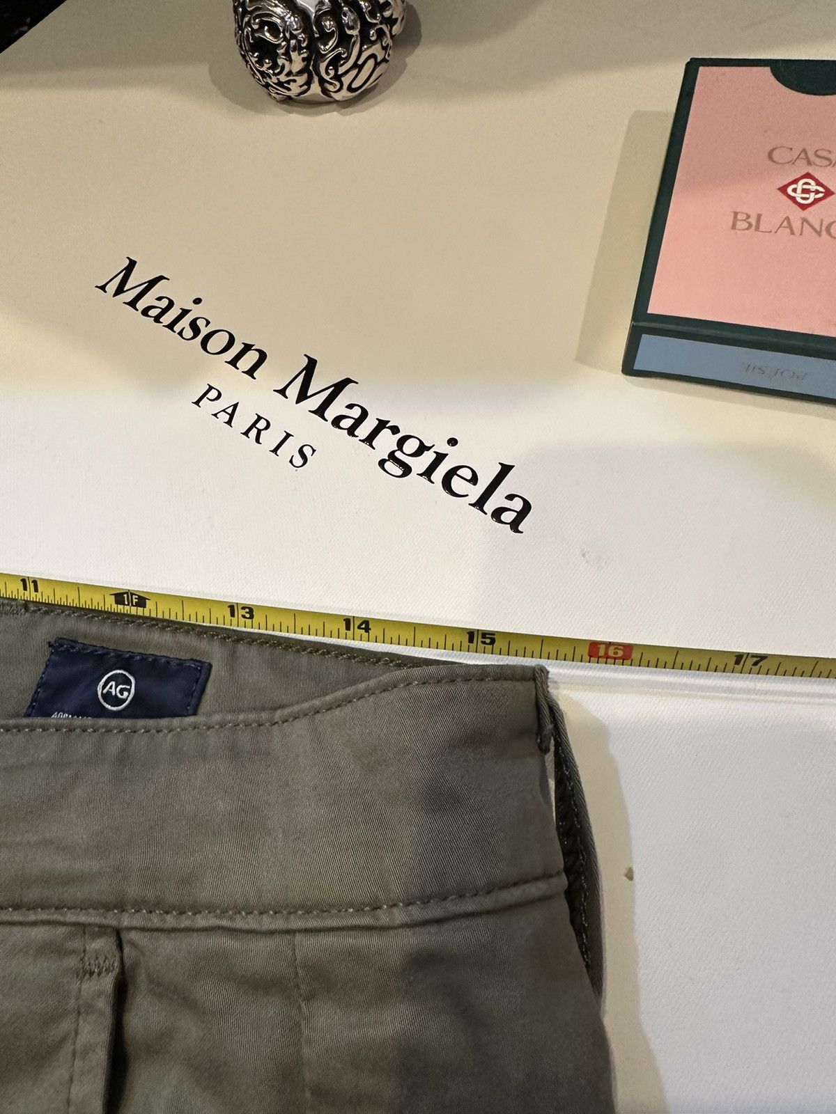 AG Adriano Goldschmied Olive pants AG Size US 31 - 4 Thumbnail
