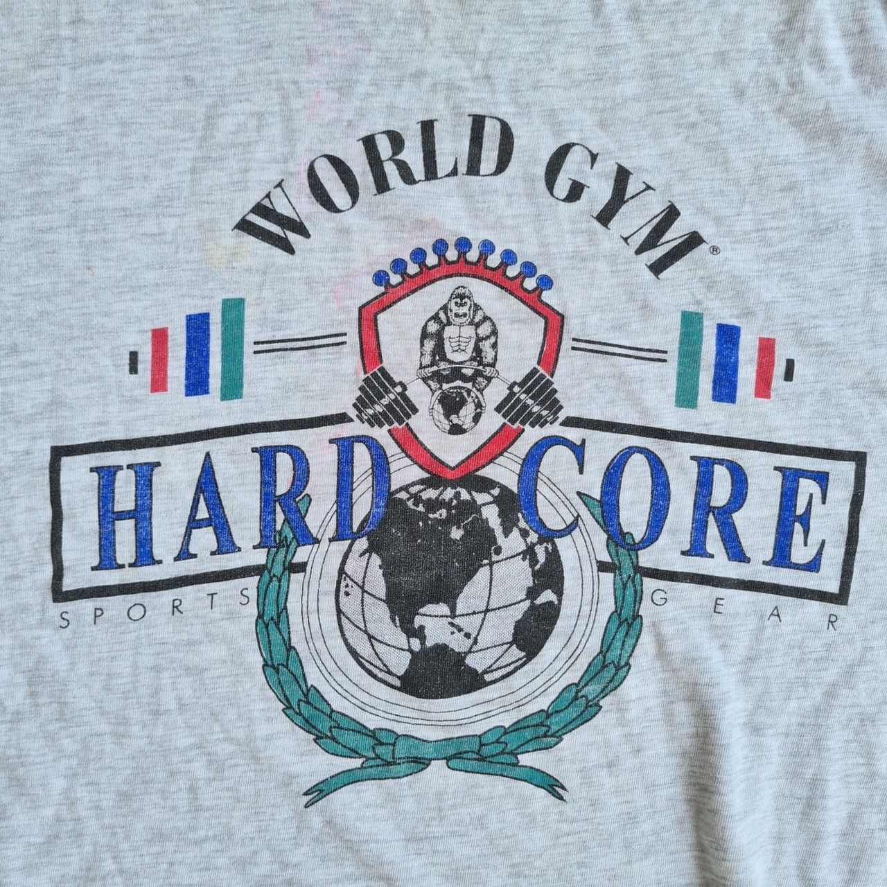 Other *RARE* VINTAGE 90s WORLD GYM FITNESS TEE Size US XL / EU 56 / 4 - 6 Thumbnail