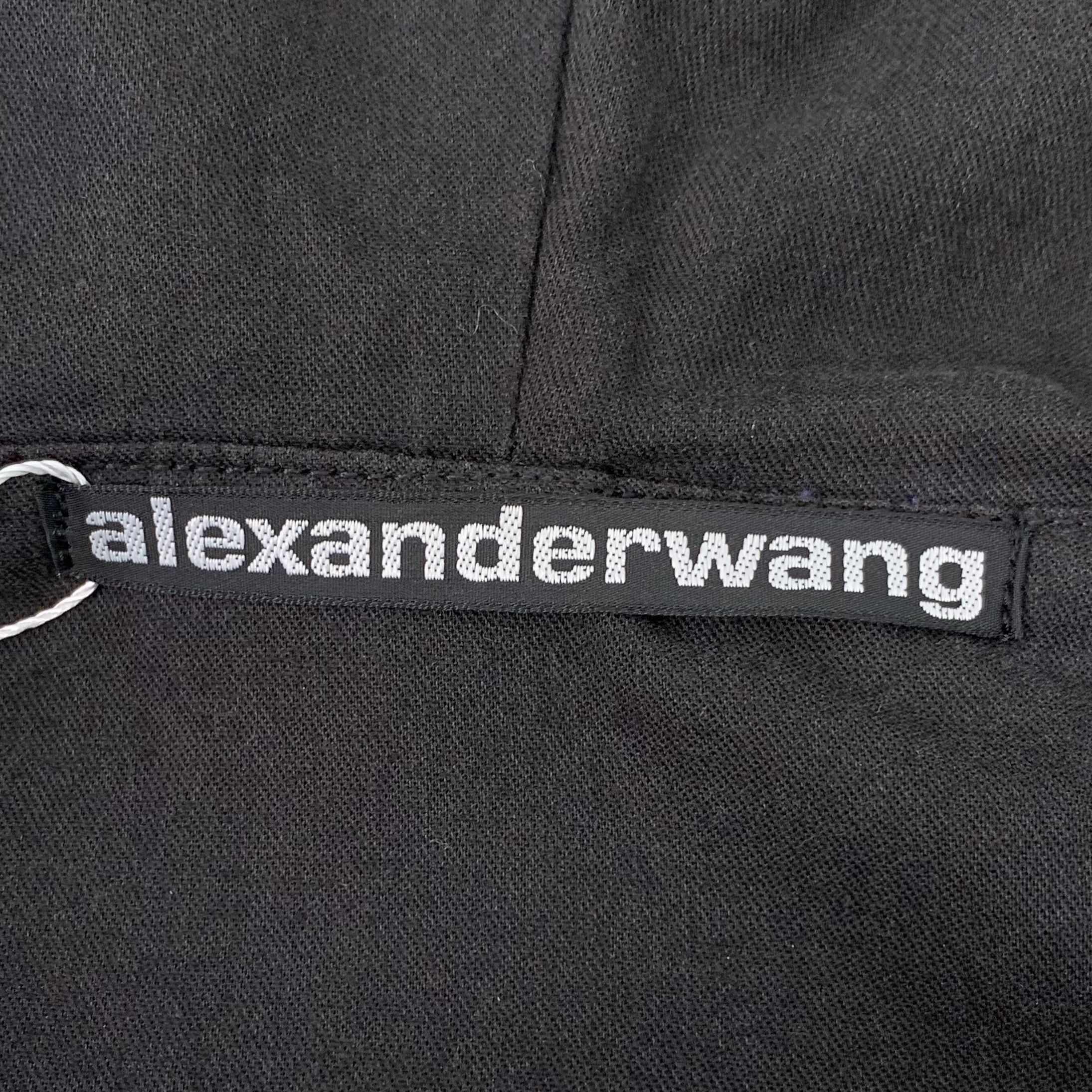 Alexander Wang Alexander Wang Black & Gray Logo Jacket (Size S) Size S / US 4 / IT 40 - 2 Thumbnail
