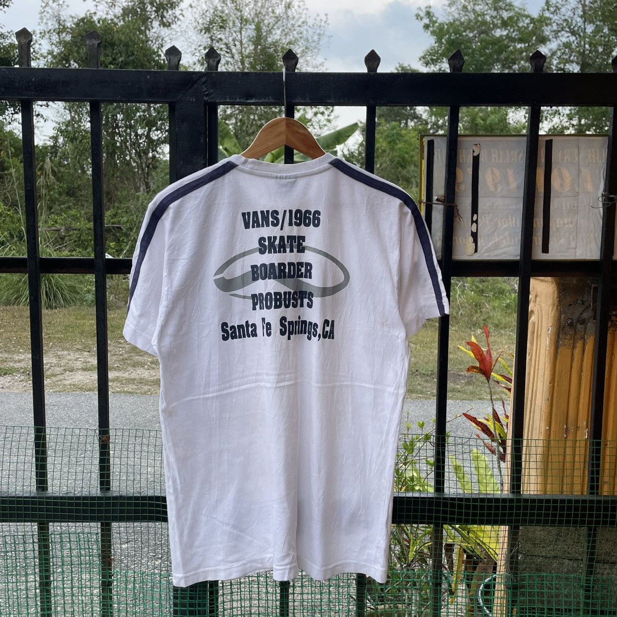 Vans 🔥Vintage 90s VANS Big Logo Vans Skateboard Tee Size US L / EU 52-54 / 3 - 2 Thumbnail