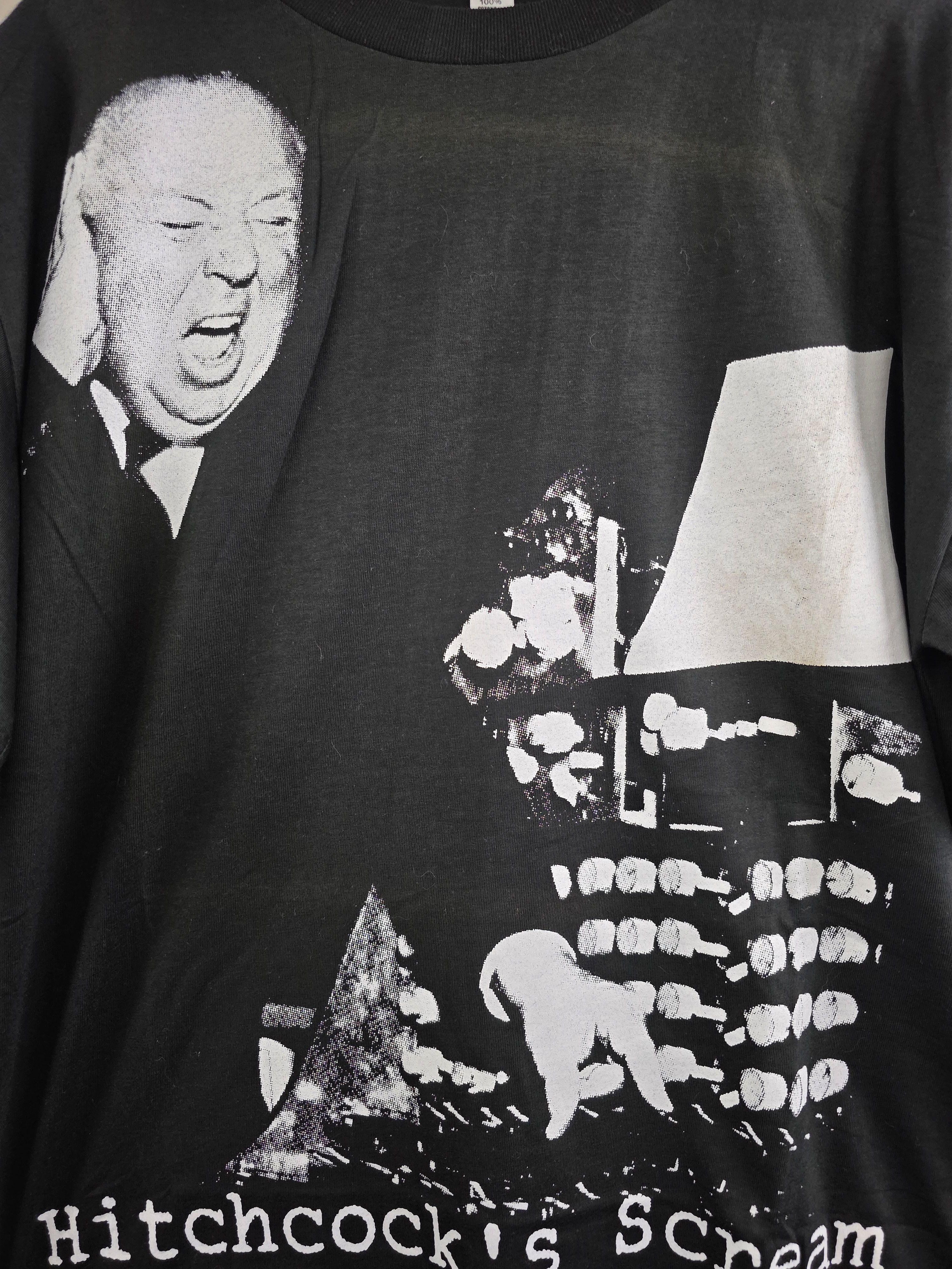 Vintage 90s Hitchcock's Scream Movie Tee XL 23" 28.5" Size US XL / EU 56 / 4 - 11 Thumbnail