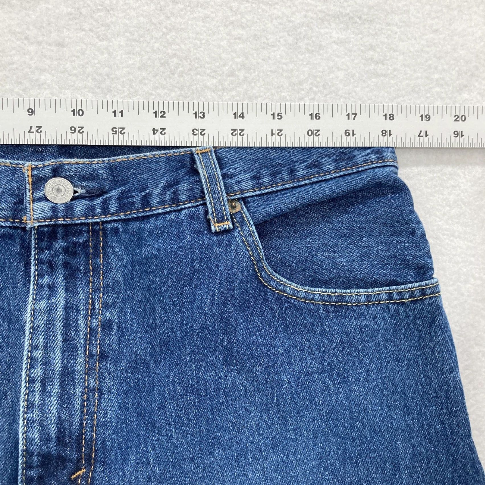 Levi's Levi's 517 Jeans Mens 36x30 Blue Medium Wash Bootcut Denim Five Pocket Red Tab Jeans Size US 36 / EU 52 - 7 Thumbnail