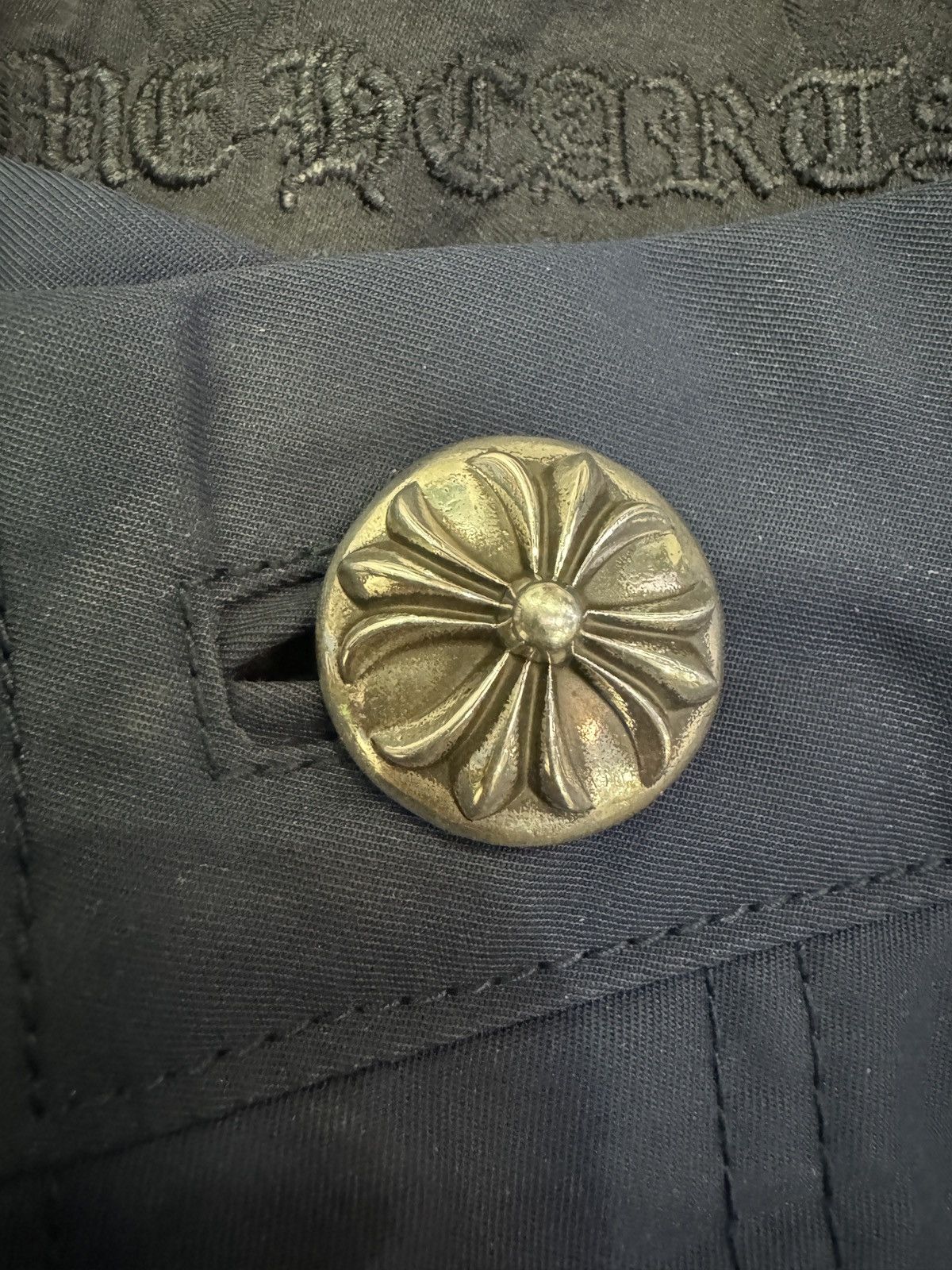 Chrome Hearts NEW Chrome Hearts Navy Nylon & Leather Carpenter Shorts Size US 30 / EU 46 - 5 Thumbnail