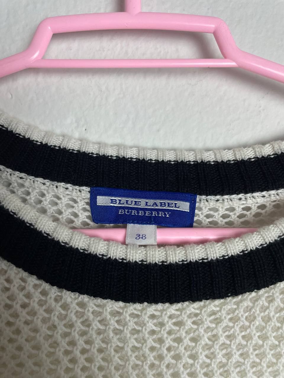 Burberry Burberry Blue Label Mesh Translucent Longsleeve Size US S / EU 44-46 / 1 - 6 Thumbnail