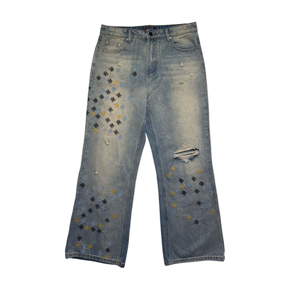Amiri Baggy wide leg washed denim Size US 32 / EU 48 - 1 Thumbnail
