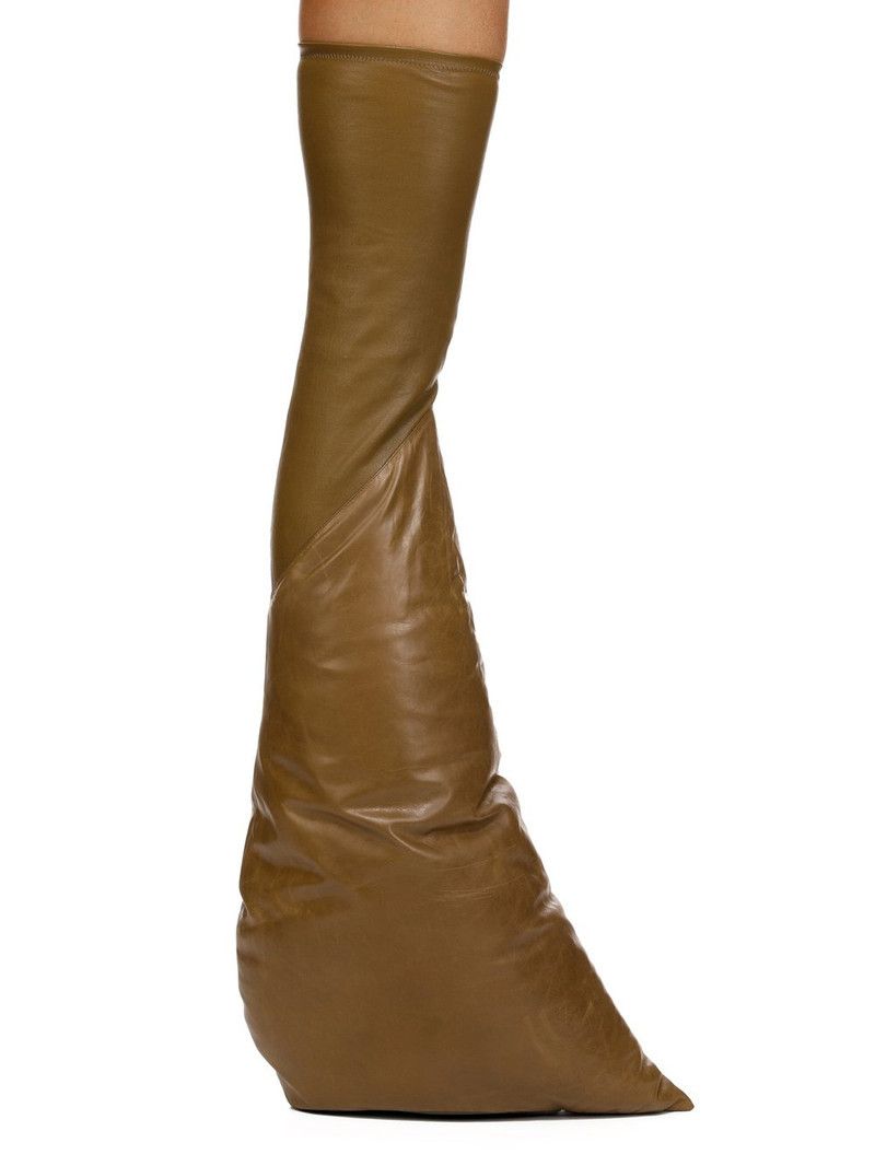 Rick Owens o1y0126 Boots in Light Brown Size US 7 / IT 37 - 1 Thumbnail