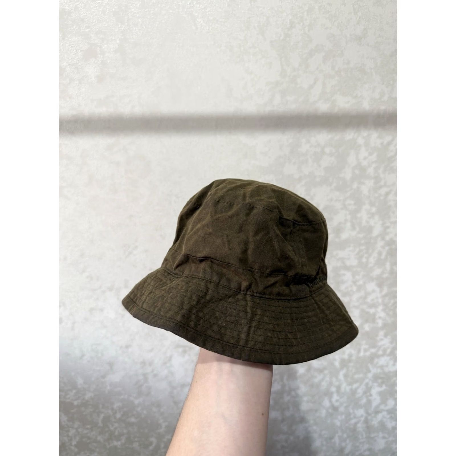 Barbour VINTAGE Barbour Waxed Panama Hat Outdoor Brown One Size Adults Mens Panama Hat Brown Barbour Waxed Hat Outdoor Vintage Barbour Panama Hat Size ONE SIZE - 2 Thumbnail