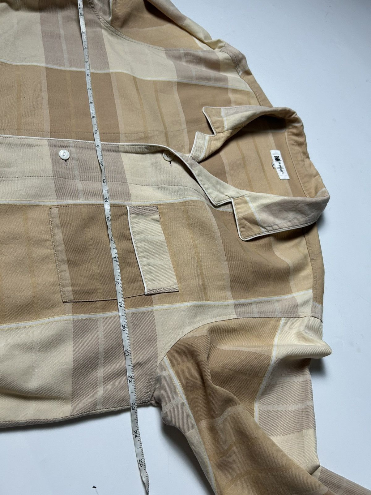 Designer × Issey Miyake × Japanese Brand ISSEY MIYAKE CHECKERED PYJAMA SHIRT Size US L / EU 52-54 / 3 - 5 Thumbnail