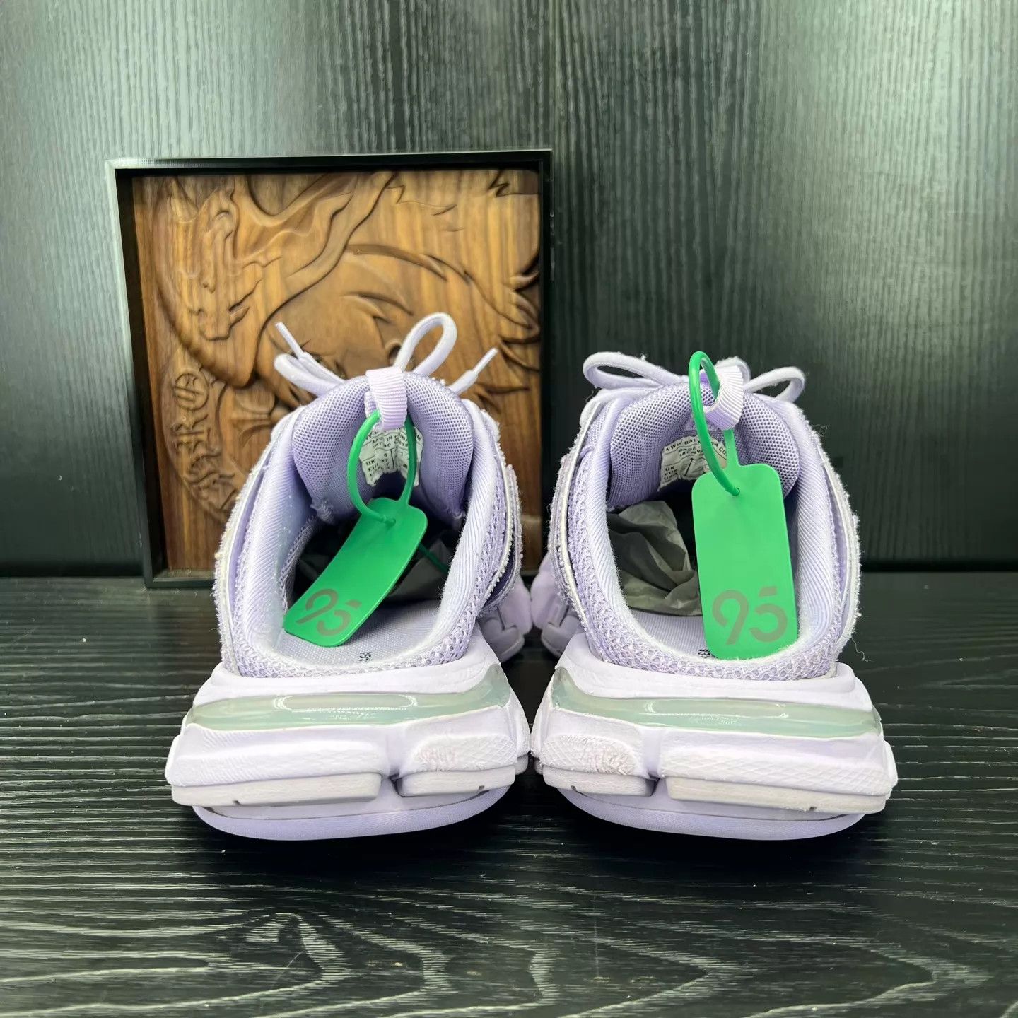 Balenciaga BALENCIAGA Track Slide Lavender 37 Like New Size US 6.5 / IT 36.5 - 5 Thumbnail