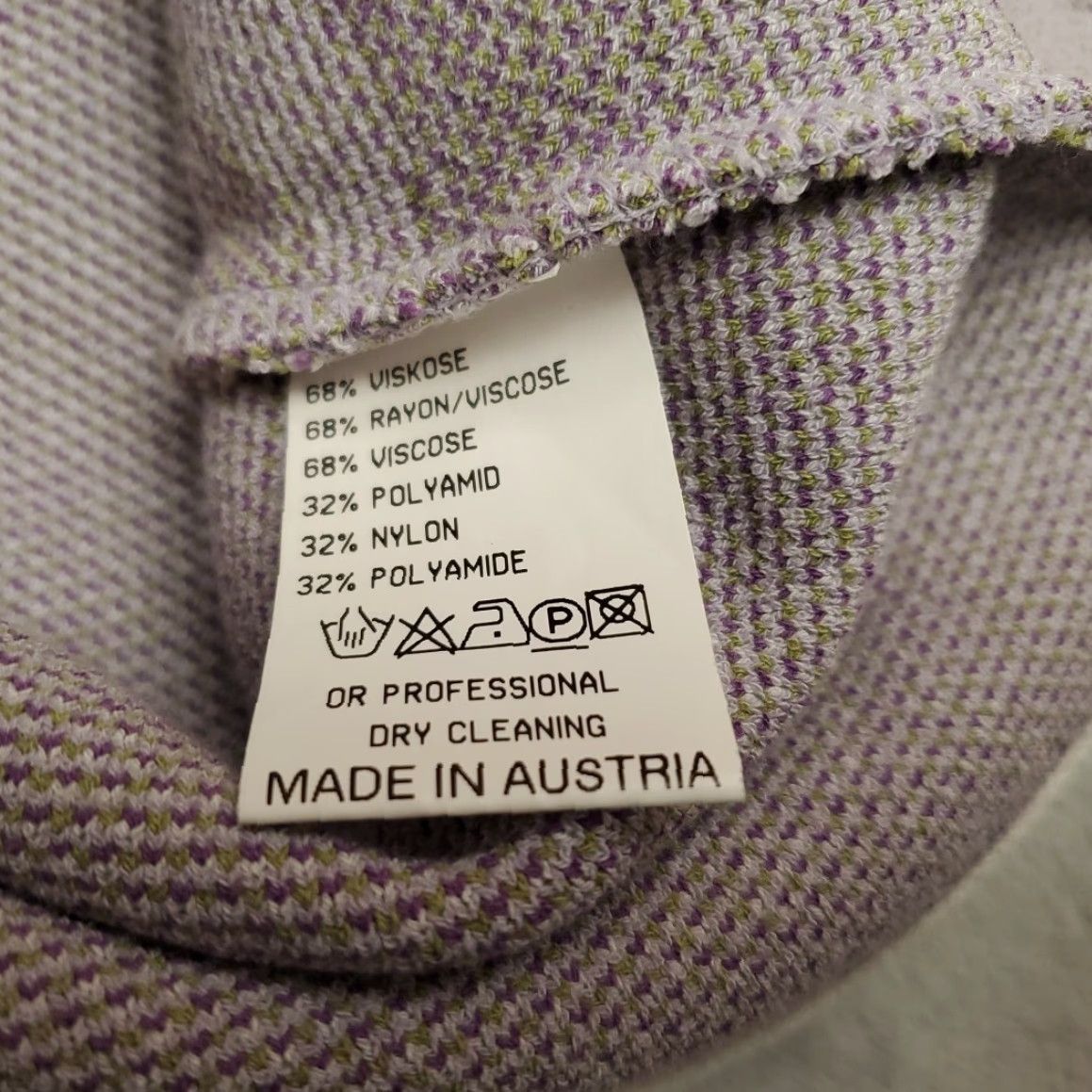 Vintage VINTAGE Geiger Tank Top Womens M Purple Floral Cottagecore Made in Austria Size M / US 6-8 / IT 42-44 - 6 Thumbnail
