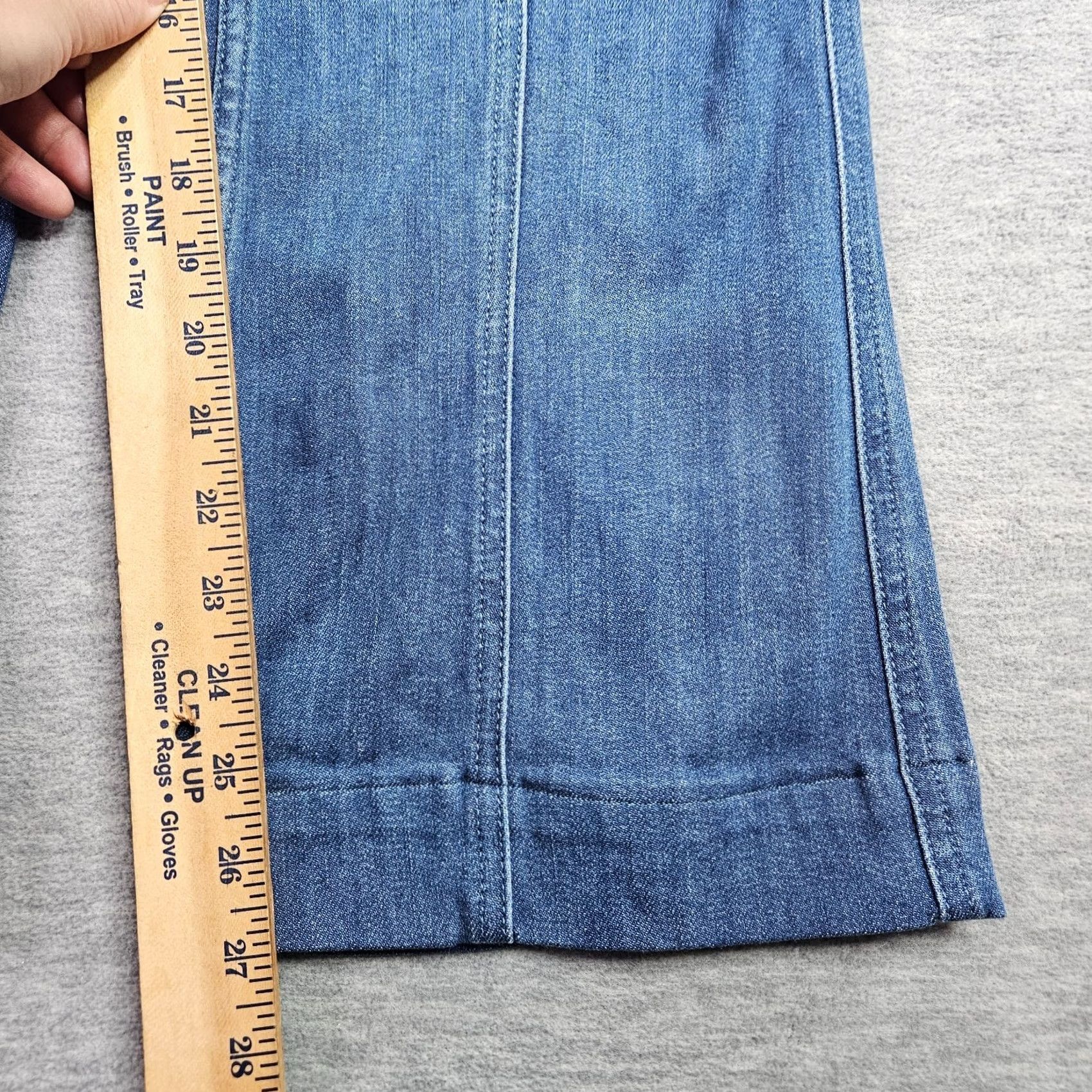 Vintage Pilcro Jeans Women’s Mid Rise Button Front Flare Size 28 Blue Denim 5-Pocket Regular Fit Vintage No N/A Size 28" / US 6 / IT 42 - 7 Thumbnail