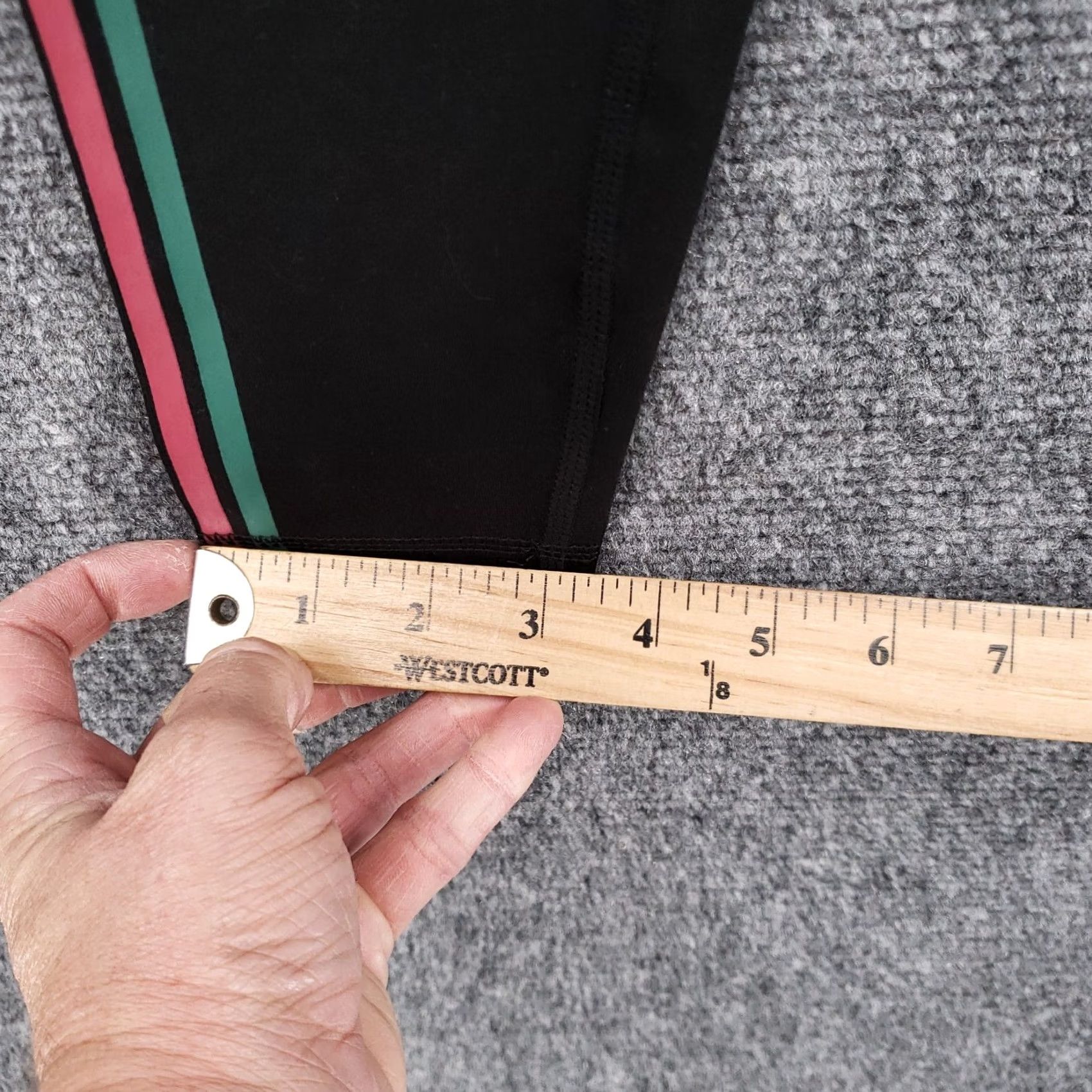 Vintage Harry Potter Leggings Women XS Black Harry Potter Stripe Activewear Gym & Training, Yoga, Walking Womens Leggings Size 26" / US 2 / IT 38 - 5 Thumbnail