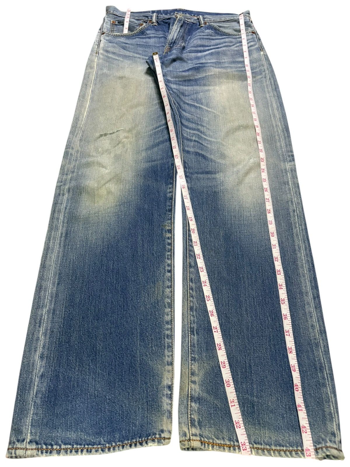 Levi's Vintage 90s Levis 503 Mud Wash Distressed Loose Jeans Size US 32 / EU 48 - 13 Thumbnail