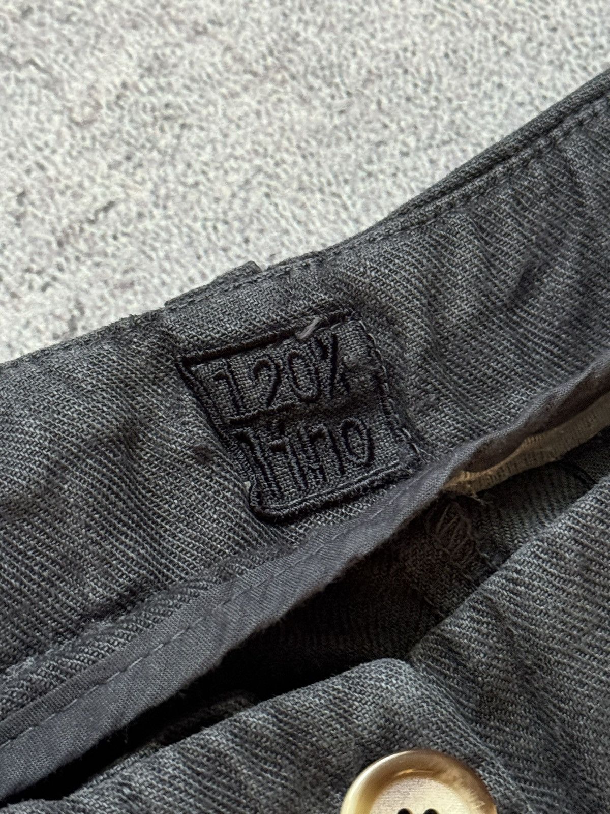 120% Lino × Designer 120% Lino S Wmns dark gray pant trouser chino Size 25" / US 0 / IT 36 - 10 Thumbnail
