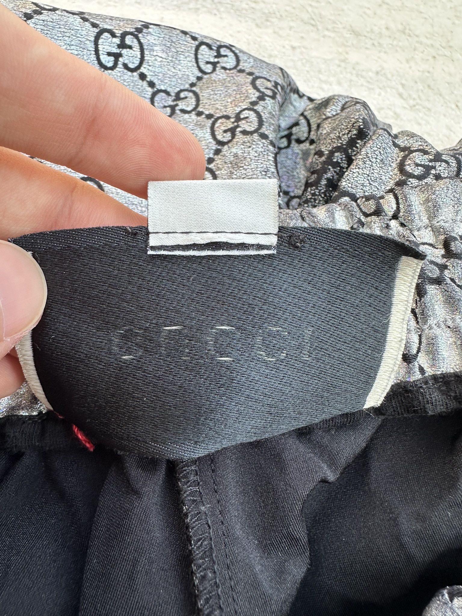 Gucci Gucci Sweatpants Monogram Shiny Silver Side Web Size US 28 / EU 44 - 8 Thumbnail