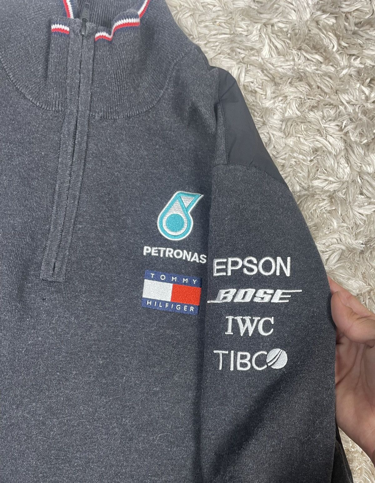 Mercedes-Benz × Tommy Hilfiger Mercedes AMG Tommy Hilfiger Petronas sweatshirt Size US L / EU 52-54 / 3 - 3 Thumbnail
