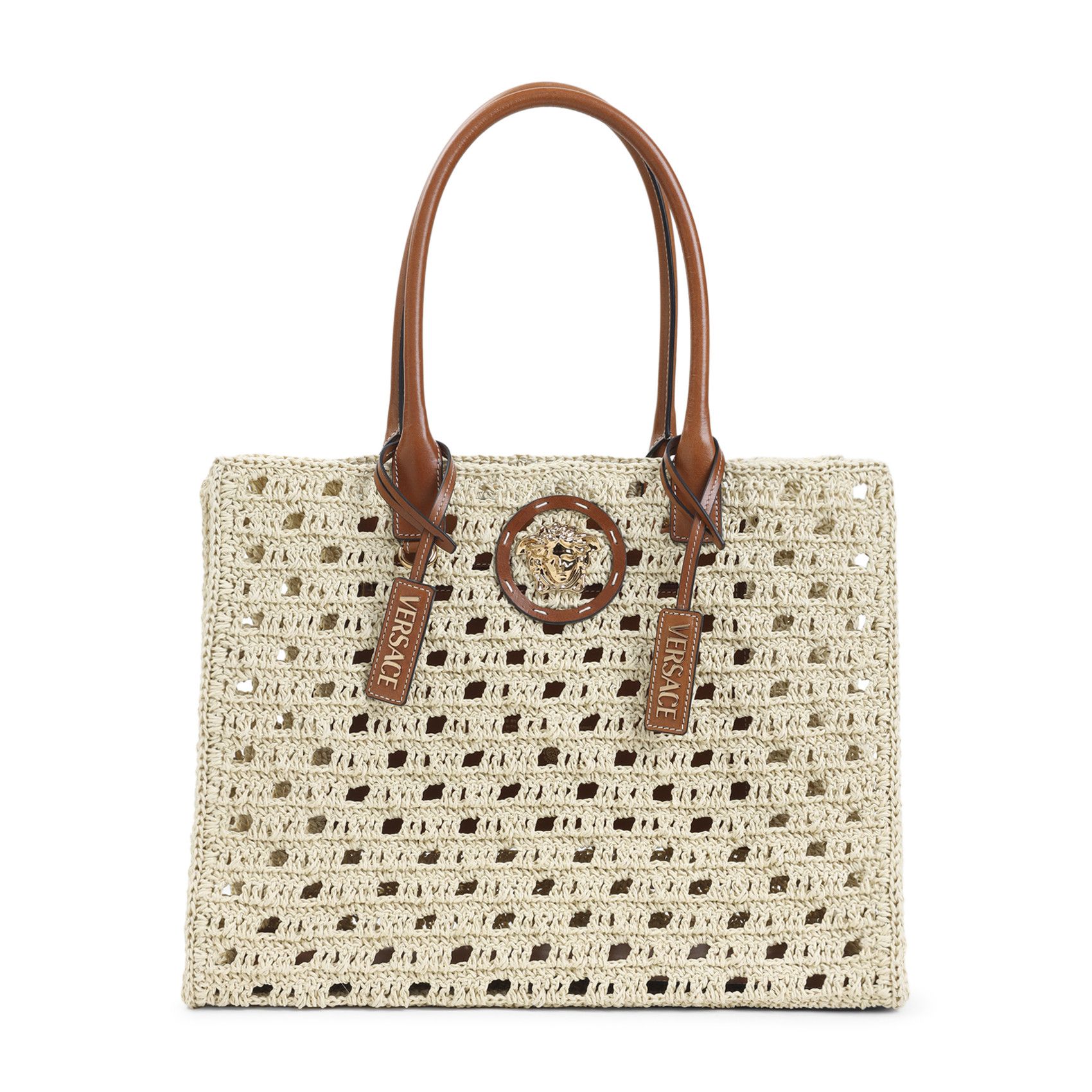 Versace Versace Rafia Large Tote Bag Size ONE SIZE - 1 Thumbnail