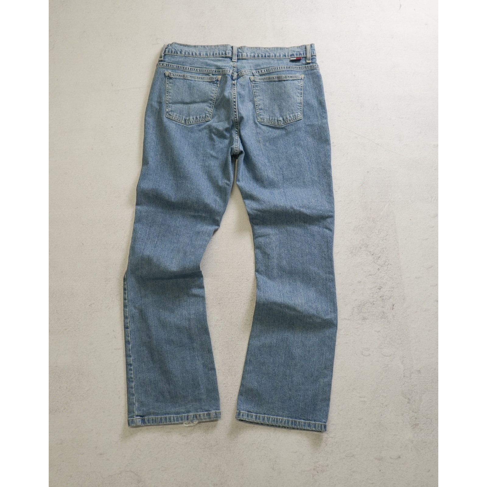 Tommy Hilfiger Vintage 00s Tommy Hilfiger Blue Flare Jeans - Women's 34x30 Size 34" / US 12 / IT 48 - 2 Thumbnail
