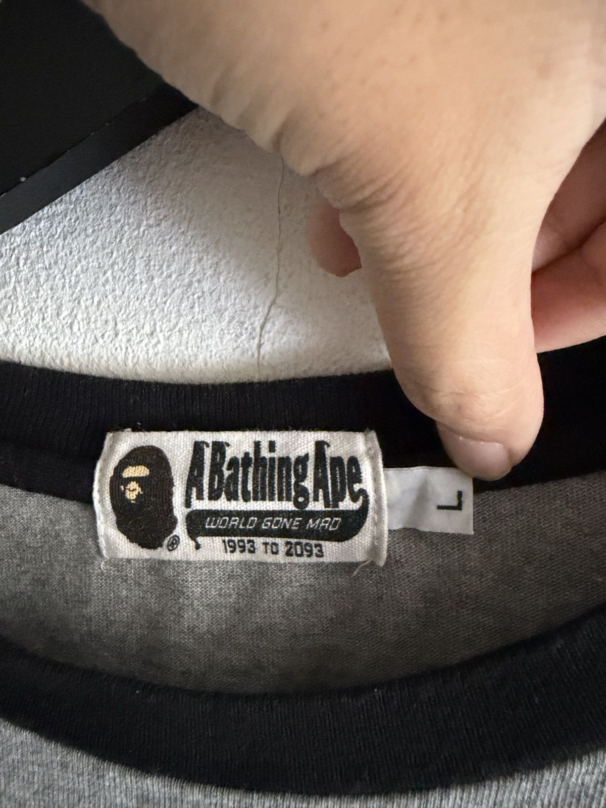Bape Bape 3/4 Raglan Size US L / EU 52-54 / 3 - 3 Thumbnail