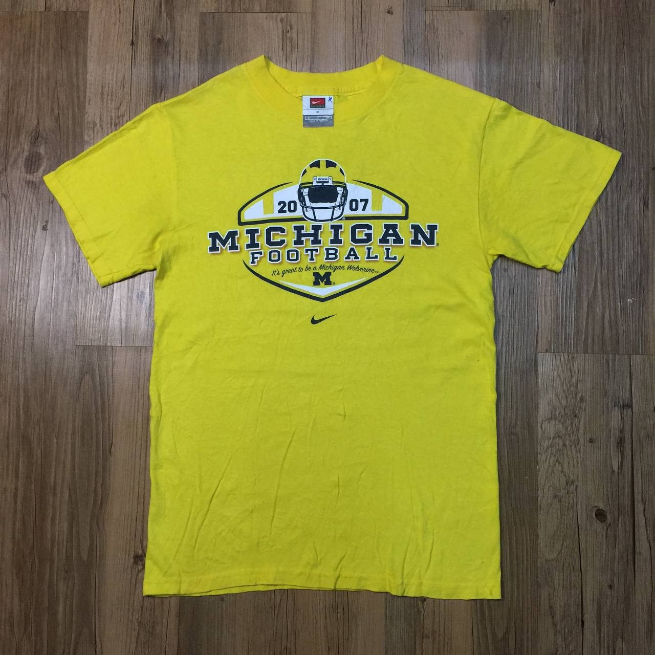 Nike × Vintage Vintage 00s Michigan NCAA Wolverine Champions 2007 Size US M / EU 48-50 / 2 - 5 Thumbnail