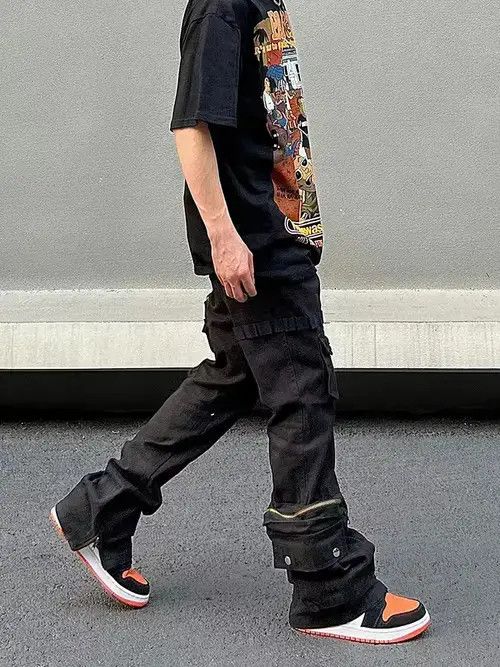 Designer × Jean utility tactical military cargo pants Size US 32 / EU 48 - 3 Thumbnail