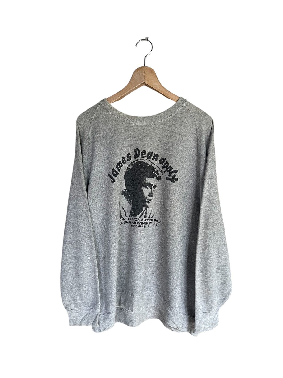 Vintage Vintage James Dean Apply Smile For Winter Sweatshirt Size US M / EU 48-50 / 2 - 1 Thumbnail