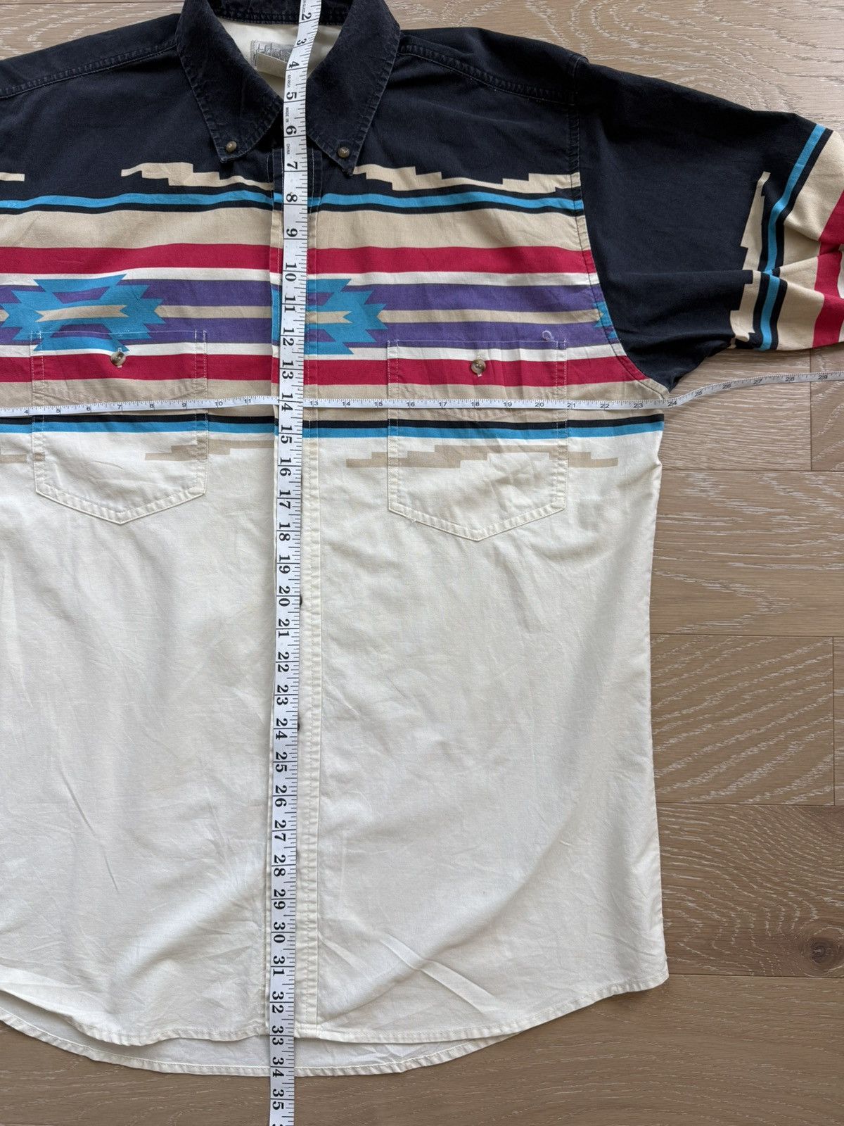 Other Vintage Western Aztec button down long sleeve Size US L / EU 52-54 / 3 - 6 Thumbnail