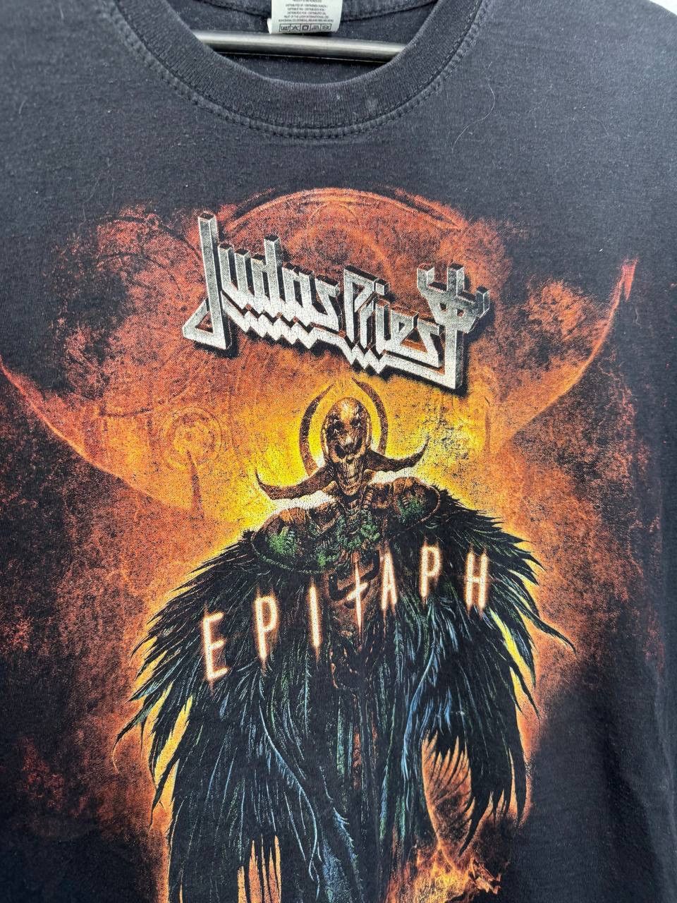 Judas Priest × Vintage 2012 JUDAS PRIEST Epitaph World Concert Tour T-Shirt Size US XL / EU 56 / 4 - 2 Thumbnail
