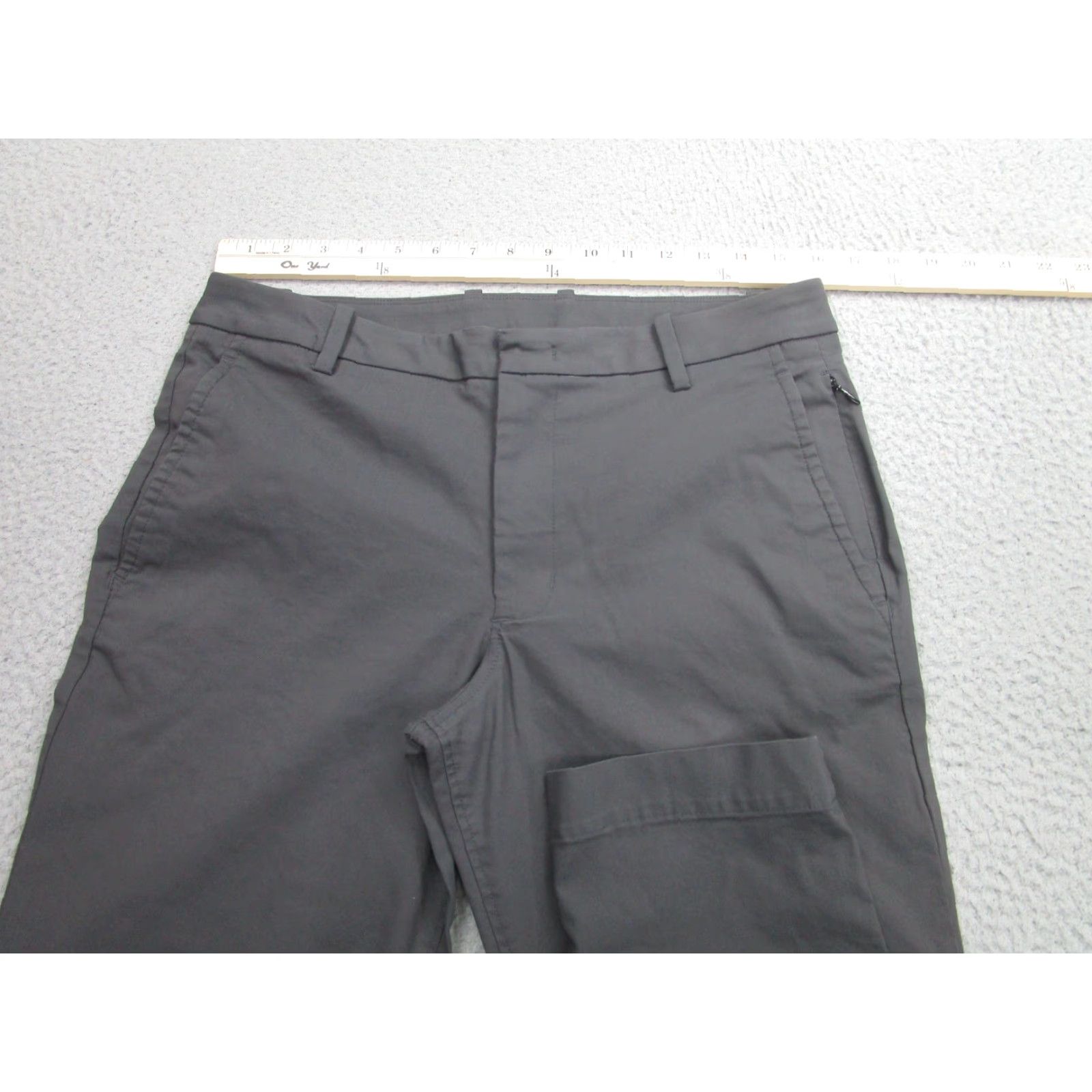 Vintage Kitace Pants Mens 33x32 Performance Stretch Slim Fit Chino Modern Pocket Size US 32 / EU 48 - 3 Thumbnail
