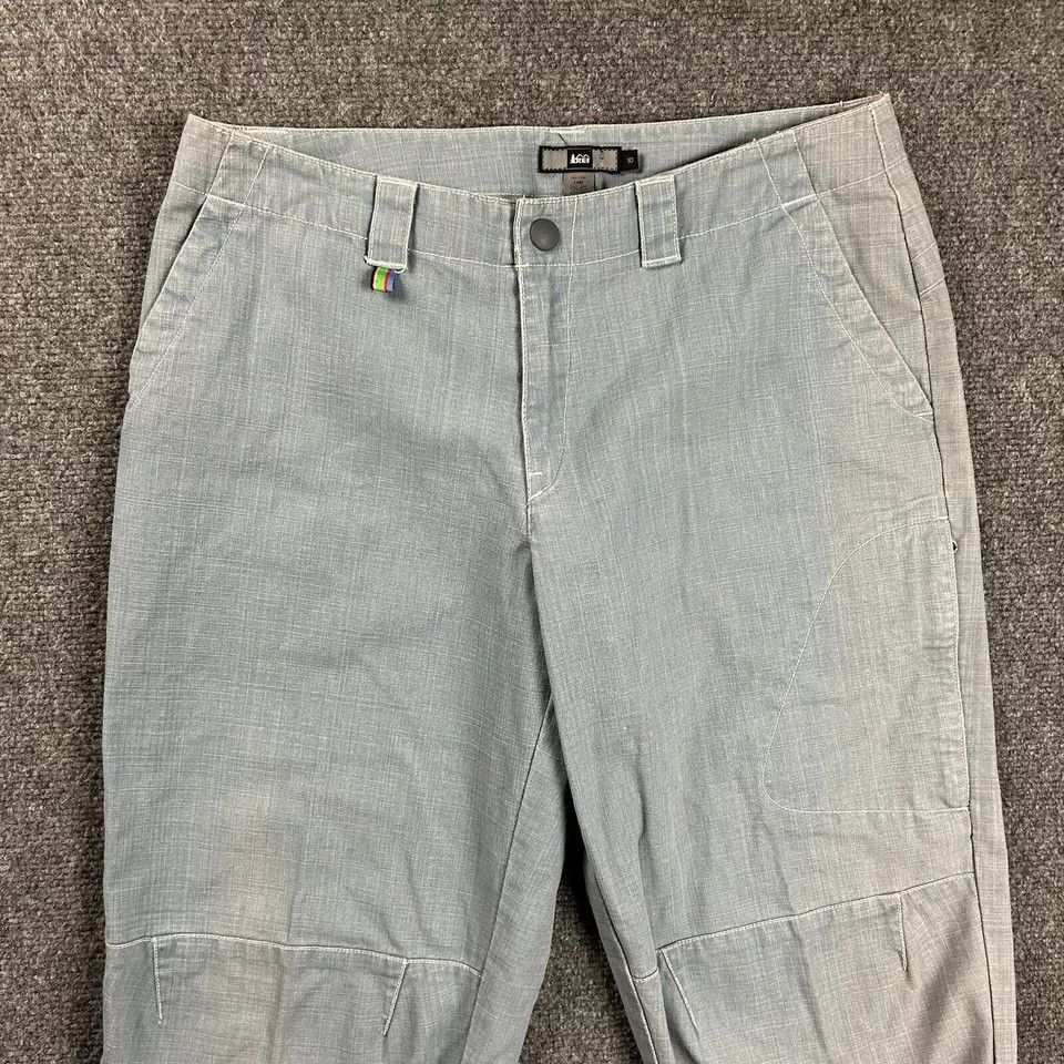 Rei REI Pants Womens 10 Blue Capri Hiking Outdoors Bleached Size 32" / US 10 / IT 46 - 3 Thumbnail