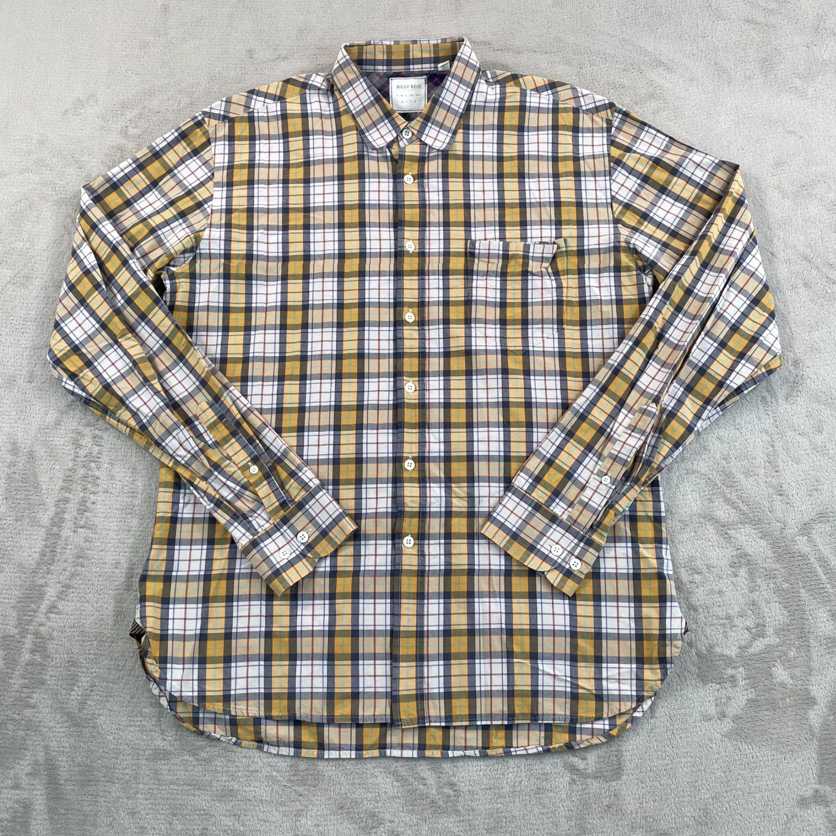 Billy Reid Billy Reid Tuscumbia Shirt Men Large Multicolor Plaid Button-Up Long Sleeve Casual Preppy Size US L / EU 52-54 / 3 - 3 Thumbnail