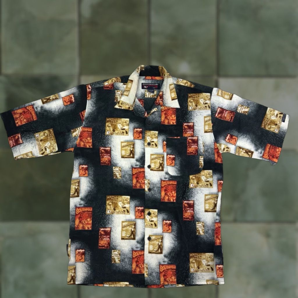 Southpole Vintage Southpole Button Up Shirt Adult Small Baggy Relaxed Hipster Punk Y2K Size US S / EU 44-46 / 1 - 1 Thumbnail
