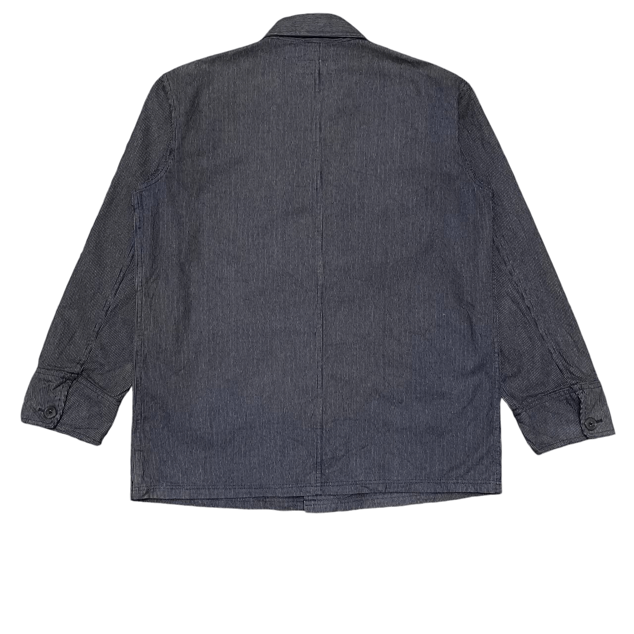 Kansai Yamamoto Vintage Kansai Jeans Hickory Striped Chore Jacket Size US L / EU 52-54 / 3 - 10 Thumbnail