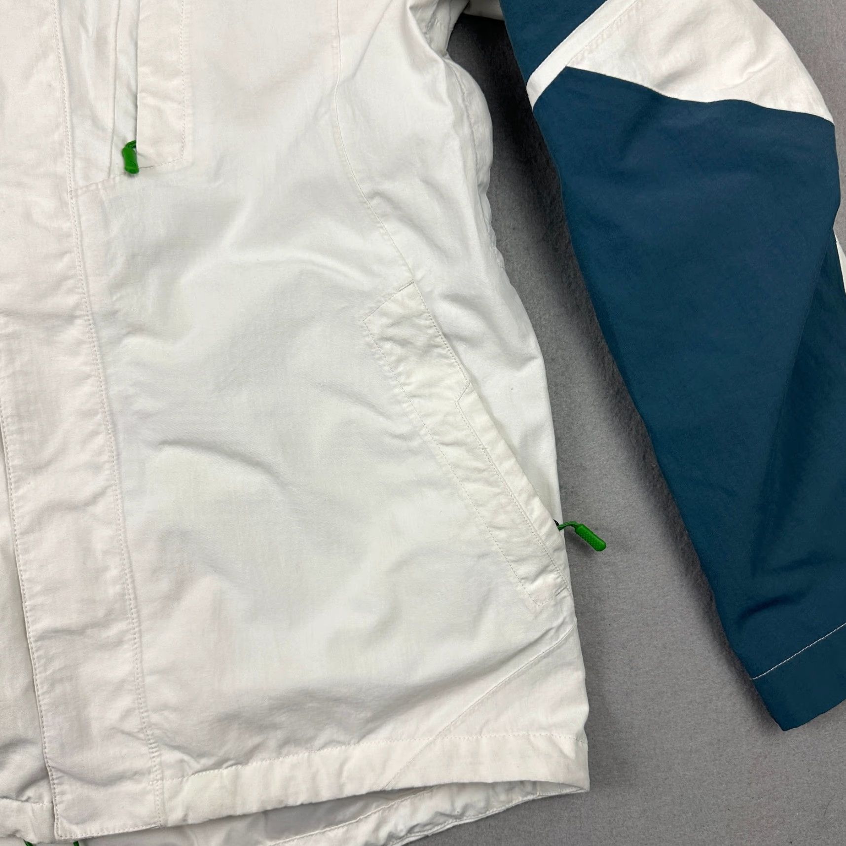 The North Face The North Face Jacket Men S White Blue Full Zip Ski Windsport Winter Outdoor Pockets Mens Size US S / EU 44-46 / 1 - 4 Thumbnail